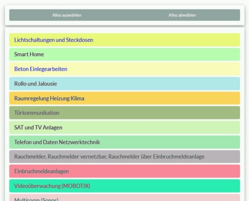 Systemauswahl