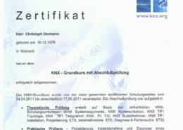 KNX Zertifikat cd