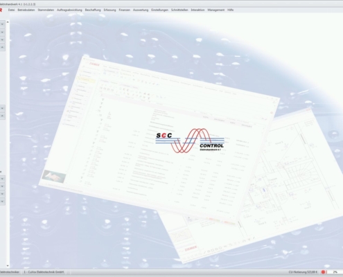 SCC-CONTROL 4.1 - Startmaske