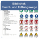 Bibliothek Flucht-und Rettungswege